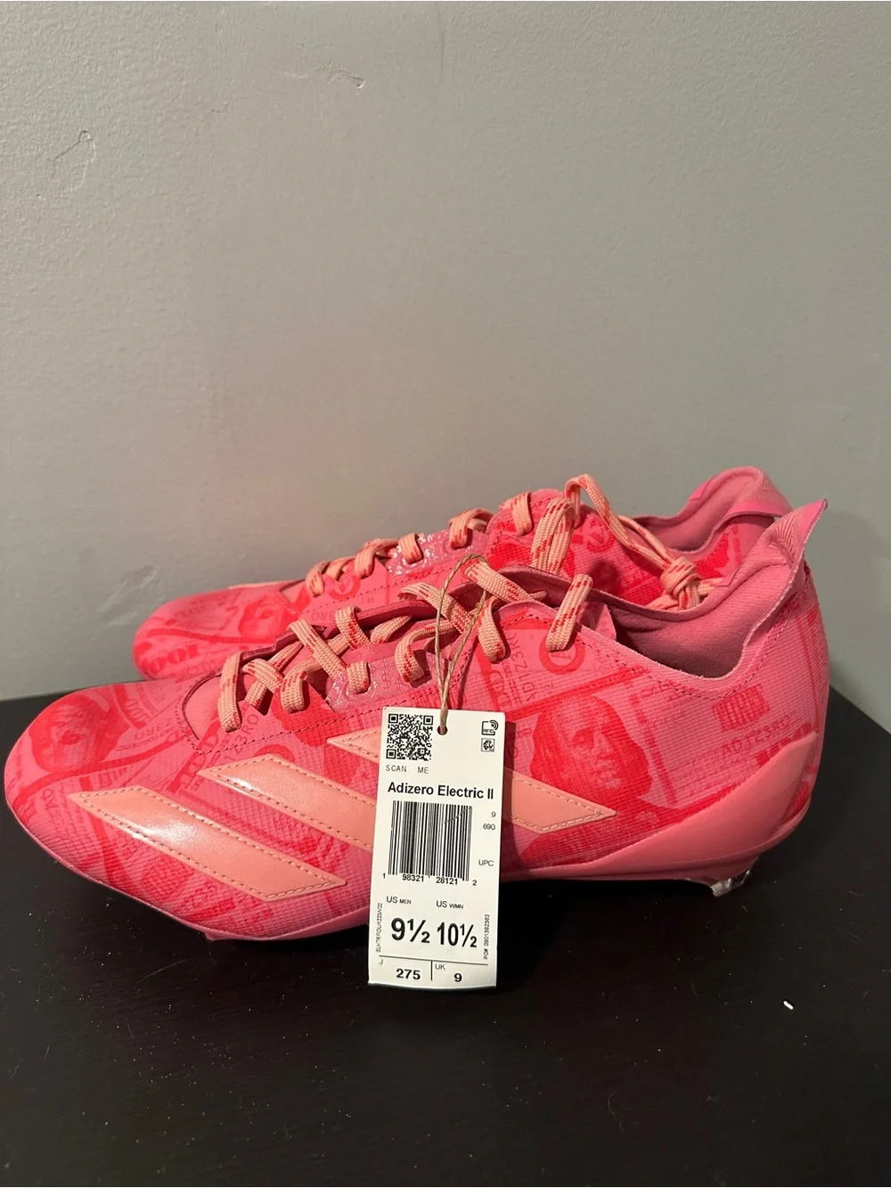 adidas Adizero Electric II Pink Men's Football Cleats